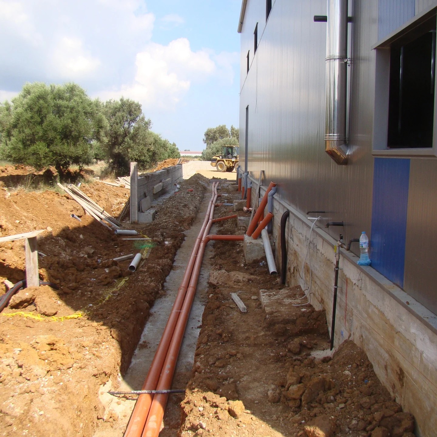 Εγκατάσταση Αποχετευσης Σε Βιομηχανικό Κτίριο Επεξεργασίας Ιατρικών Αποβλήτων